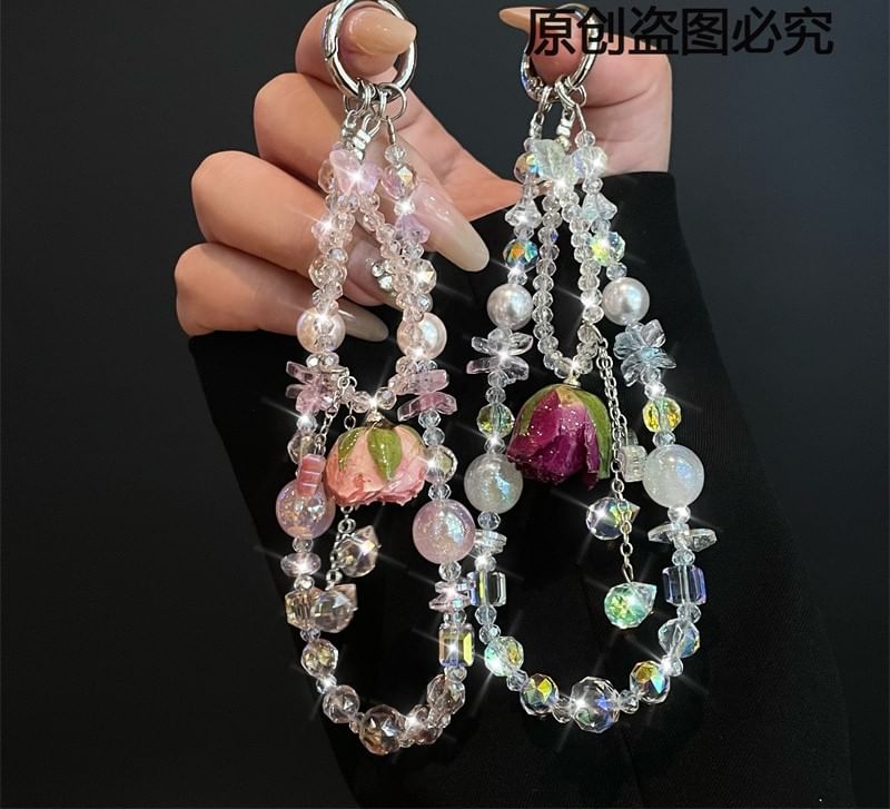 with Lanyard Phone Beaded Pad