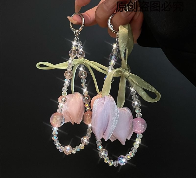 Phone Pad Lanyard Flower with