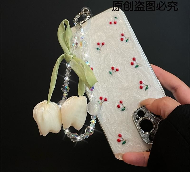 Pad Lanyard Phone Flower with