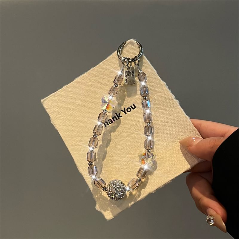 Beaded Butterfly Phone Lanyard