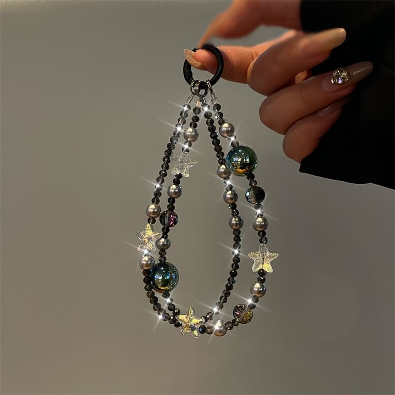 Star Lanyard Phone Faux Pearl