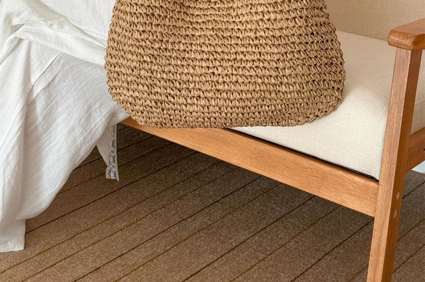 Tote Plain Bag Straw