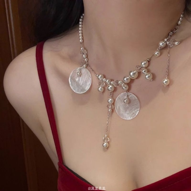 Faux Pearl Necklace
