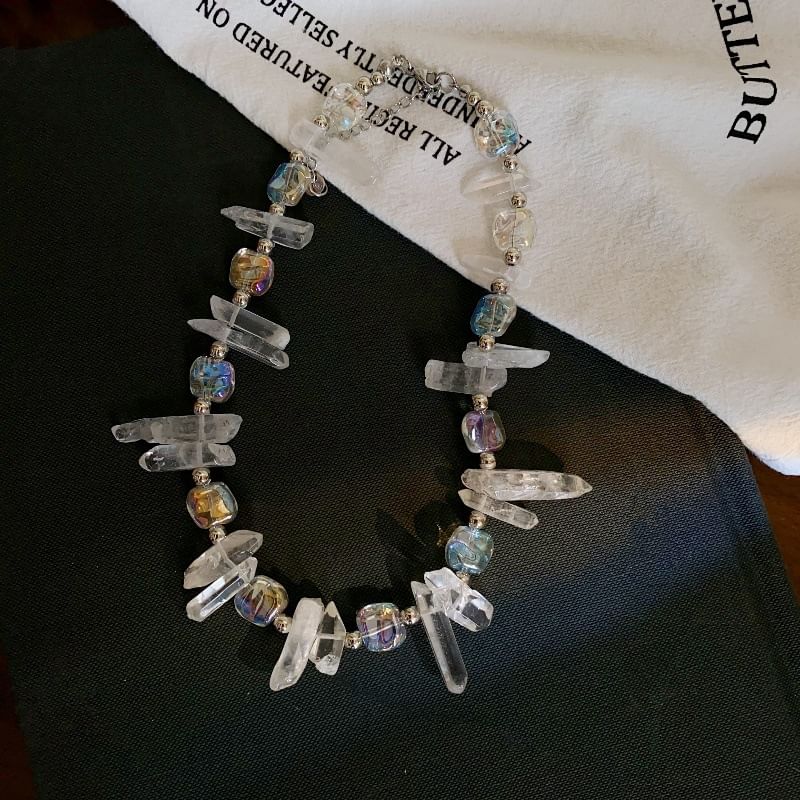 Necklace Crystal Bead Faux