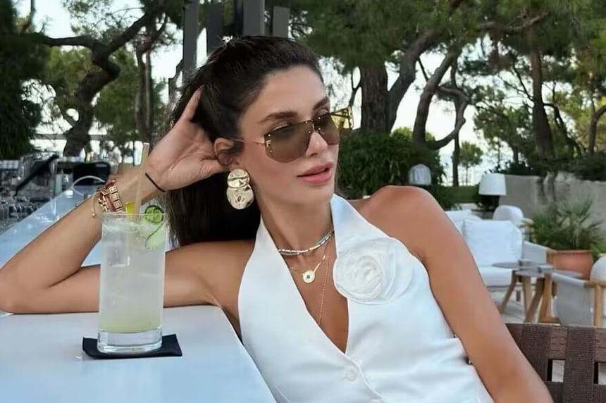 Back Single-Breasted Crop Plain Accent Vest V-Neck Flower Open Halter