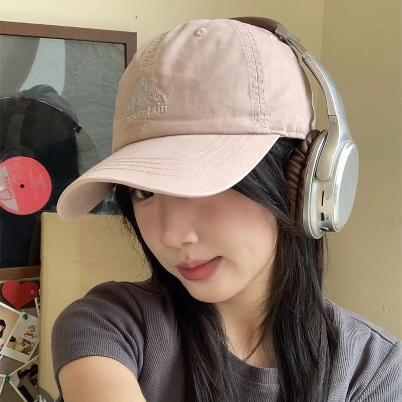 Embroidered Baseball Cap Mountain