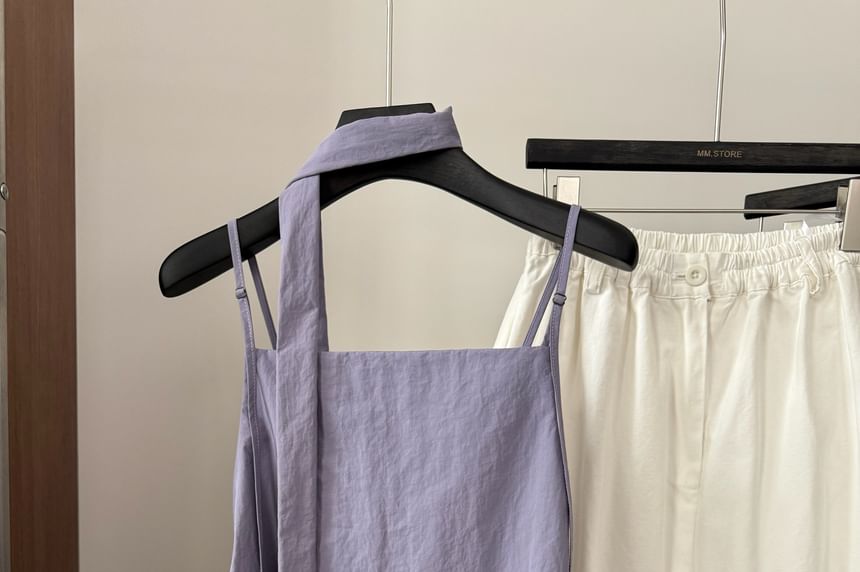 Plain Top Neck Cami Square