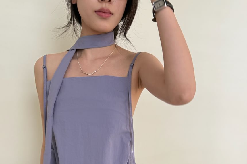 Plain Top Neck Cami Square