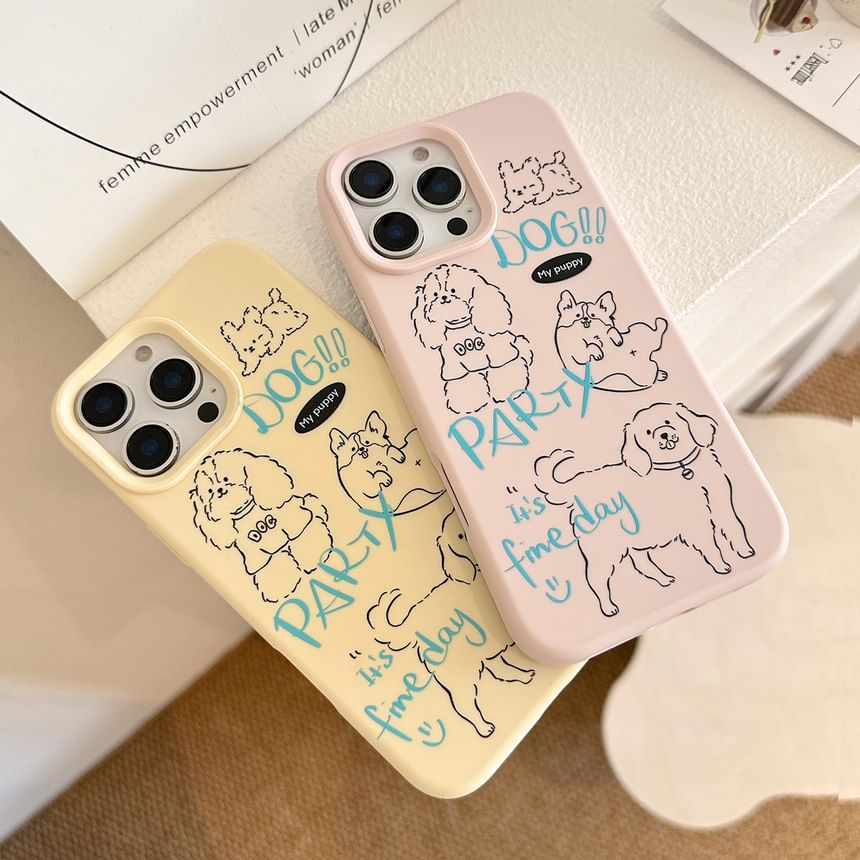 Print Dog Phone Case