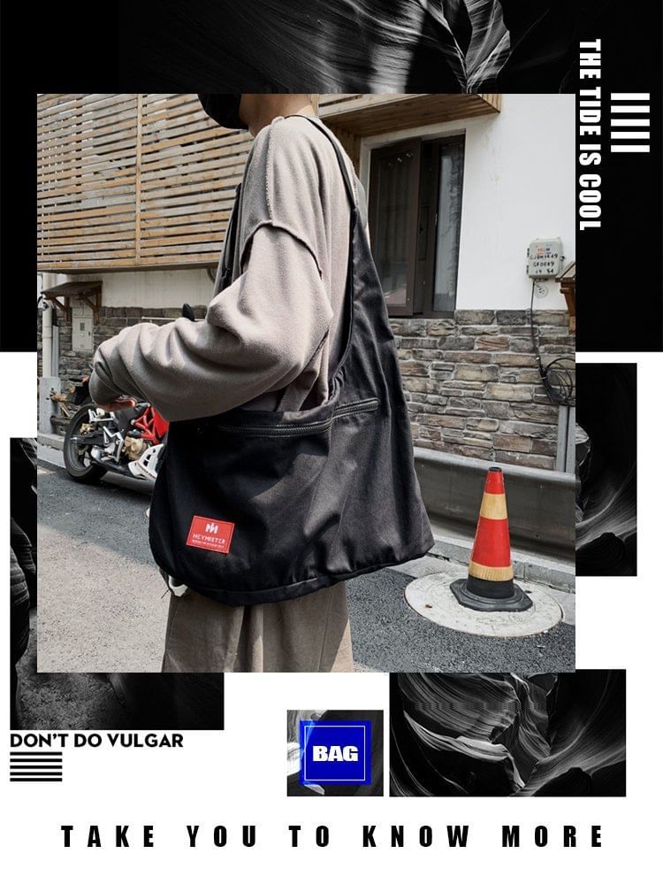 Bag Messenger Lettering Tag