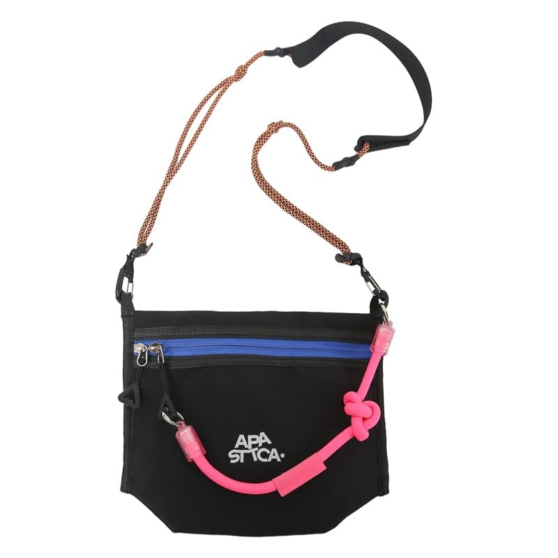 Lettering Bag Strap Crossbody Rope