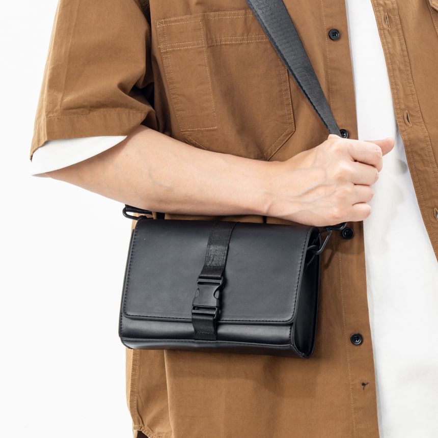 Box Bag Buckled Flap Crossbody