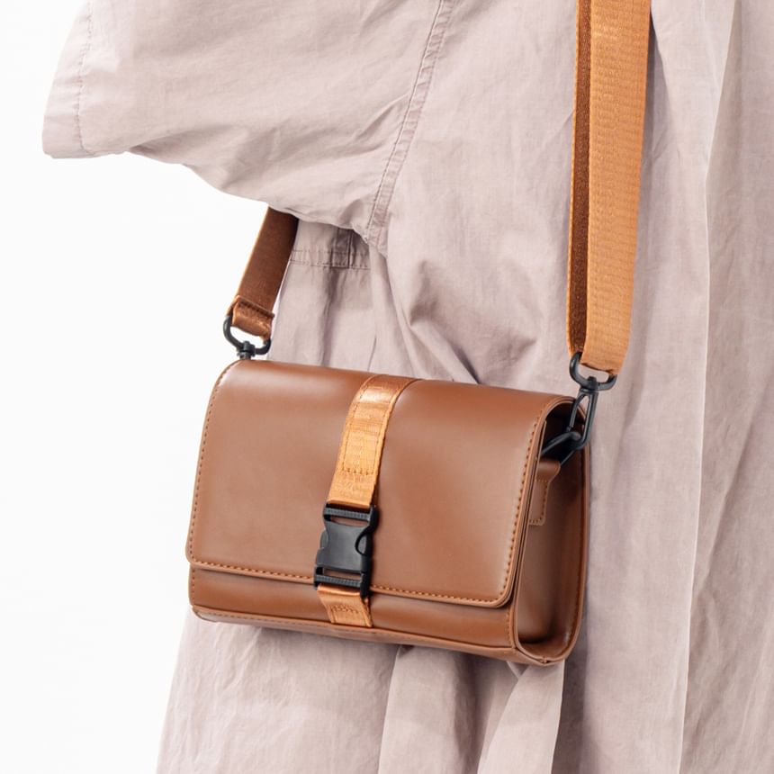 Box Bag Buckled Flap Crossbody