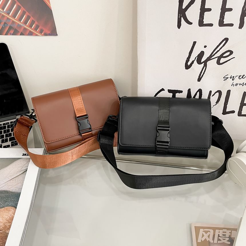 Box Bag Buckled Flap Crossbody