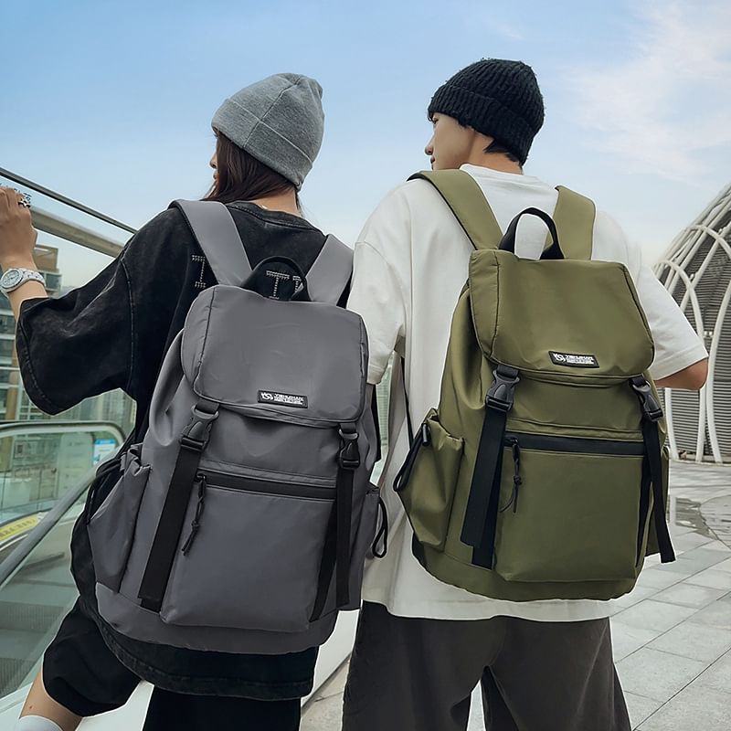 Backpack Flap Lettering Buckled