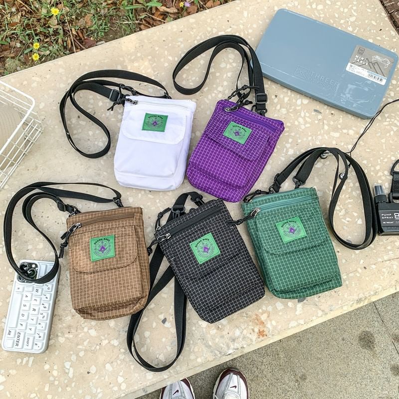 Striped Bag Crossbody Flap