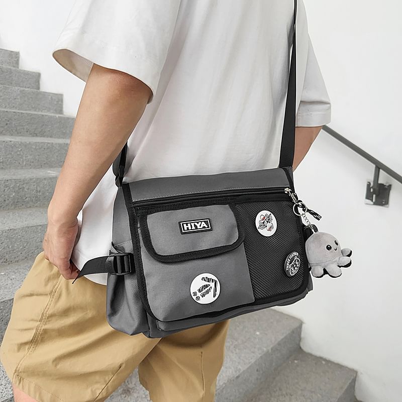 Pocket Mesh Crossbody Bag