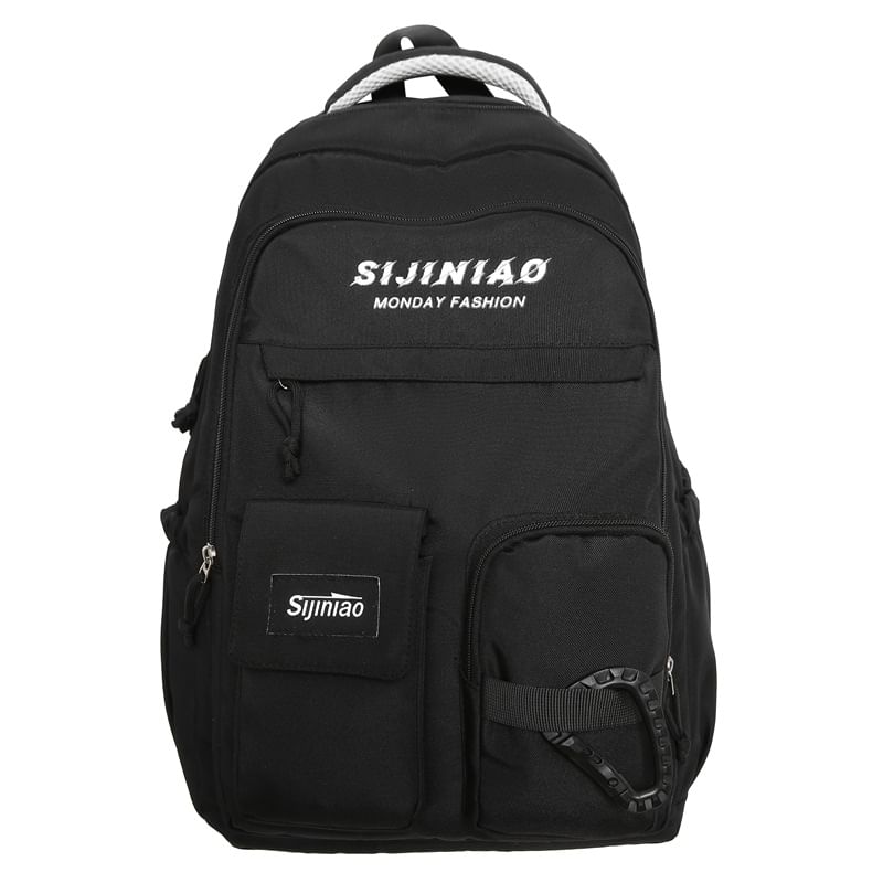 Set Backpack Charm Bag Lettering Twisted /