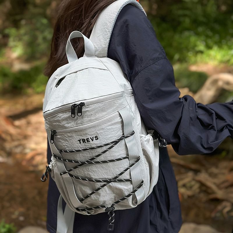 Lettering Backpack Hiking