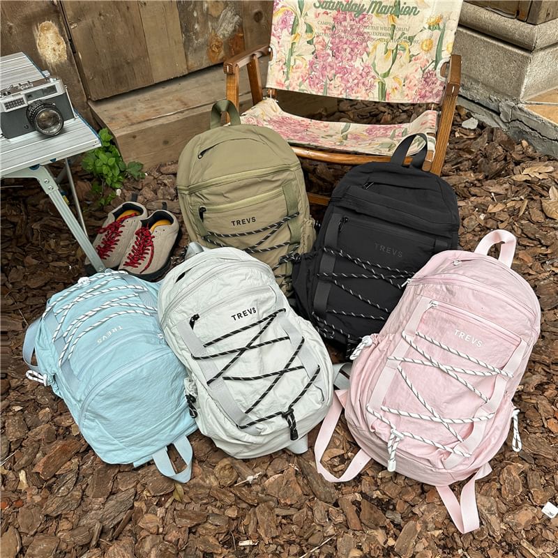 Lettering Backpack Hiking