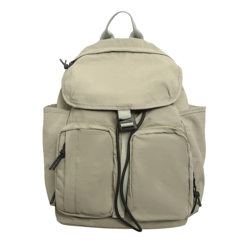 Plain Flap Backpack