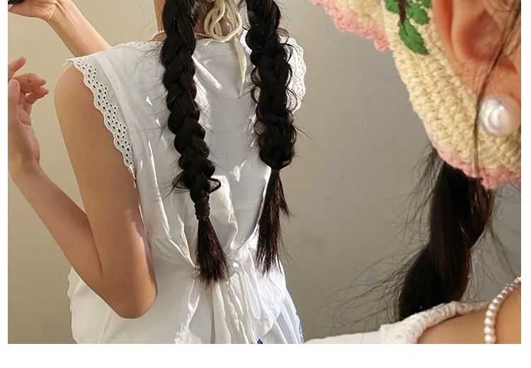 Band Head Floral Knit