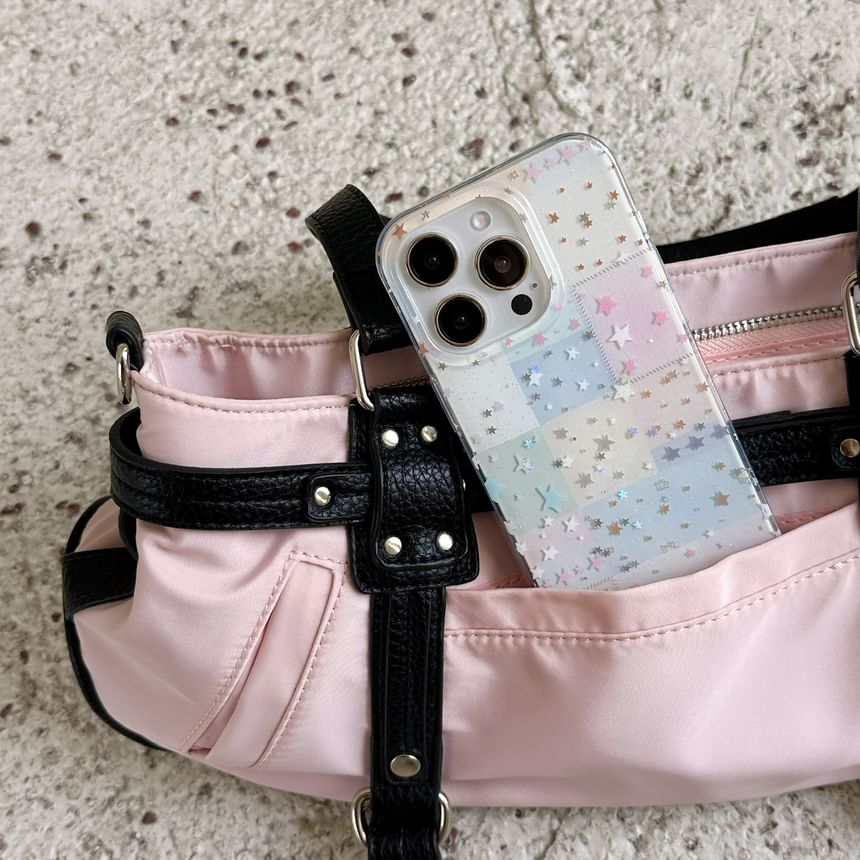 Set Phone / Strap Checker Star Case