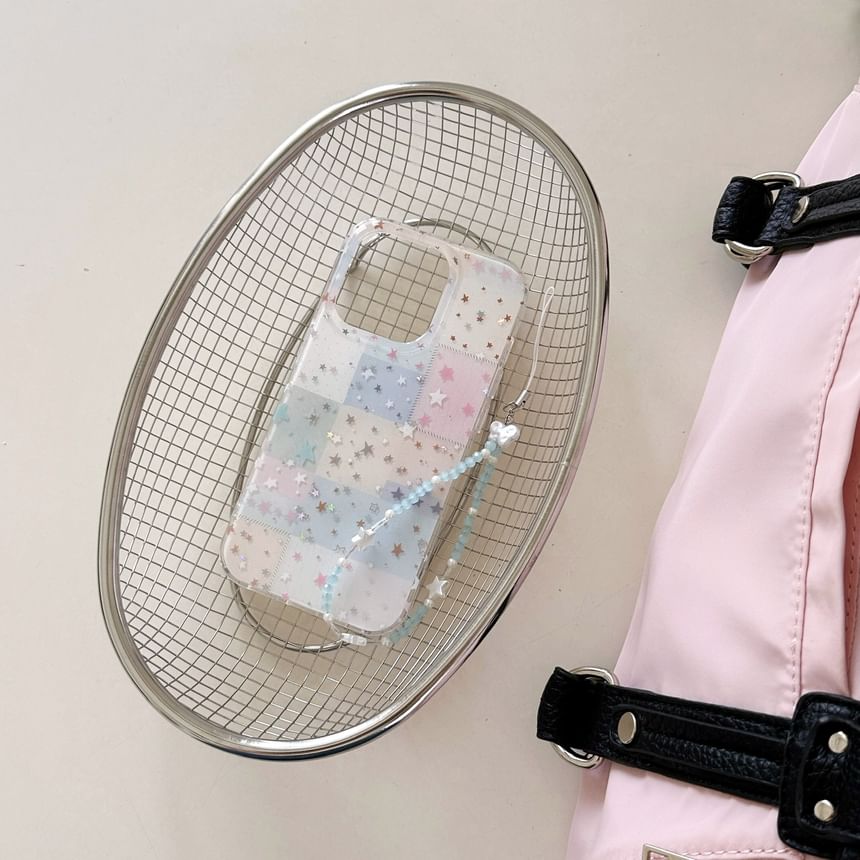 Set Phone / Strap Checker Star Case