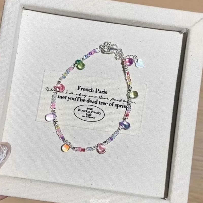 Crystal Bracelet Beaded Faux