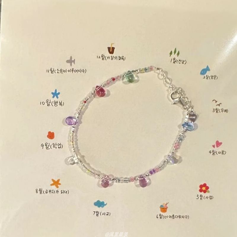 Crystal Bracelet Beaded Faux