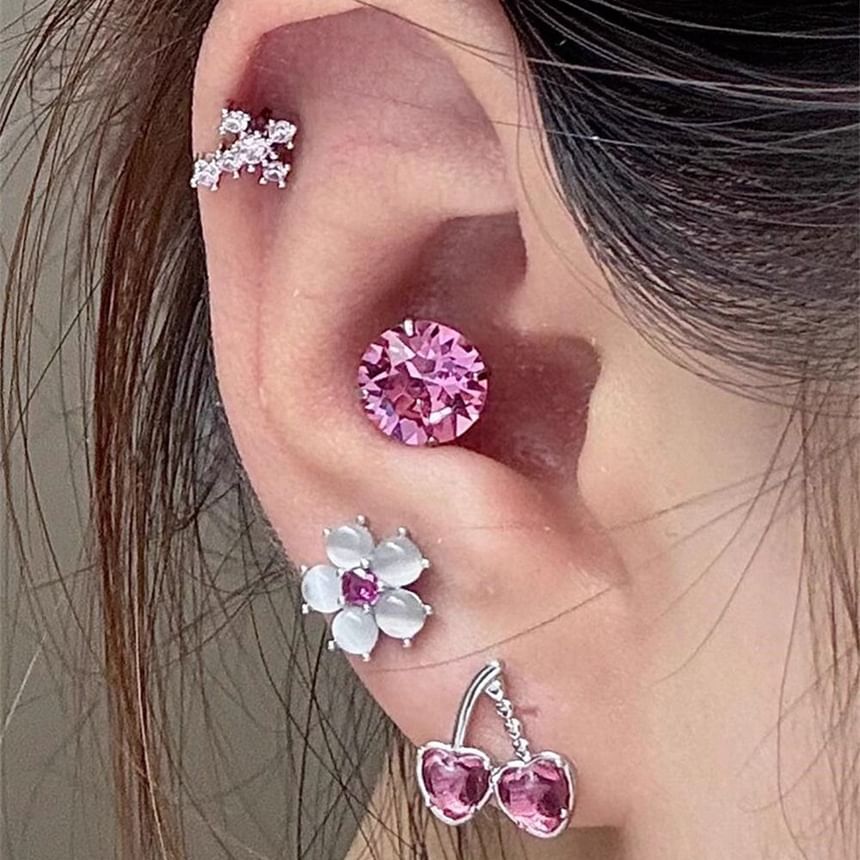 Earring Stud Rhinestone