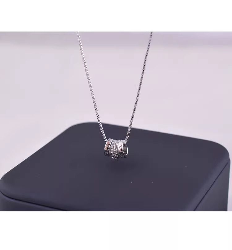 CZ Hoop Necklace