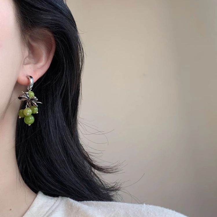 Earring Grape Dangle
