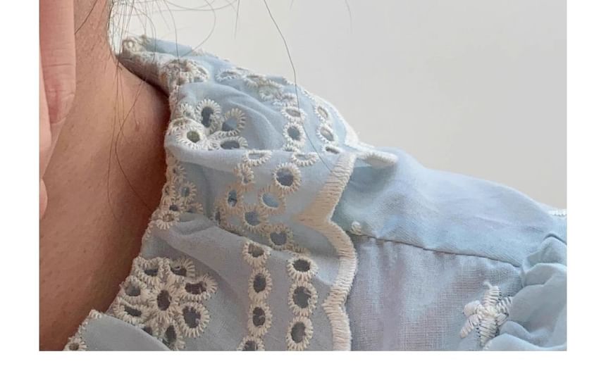 Earring Drop Glazed Water Leverback