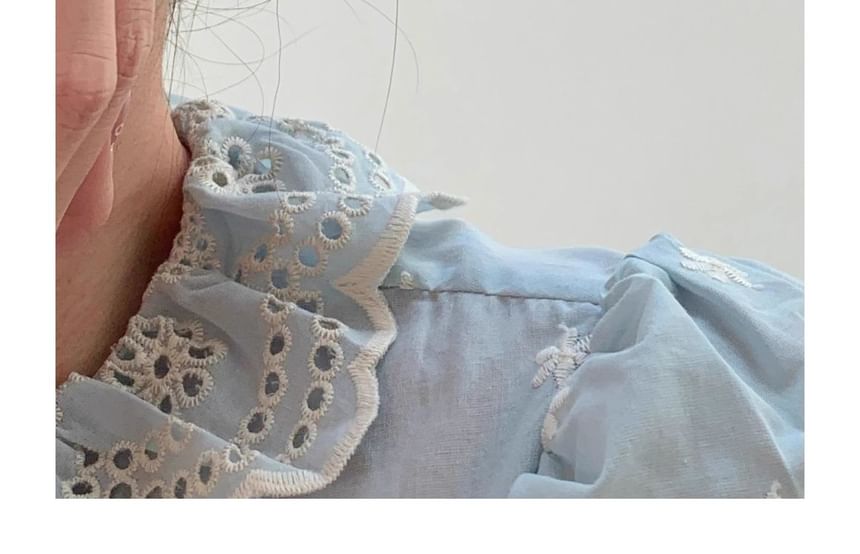 Earring Drop Glazed Water Leverback