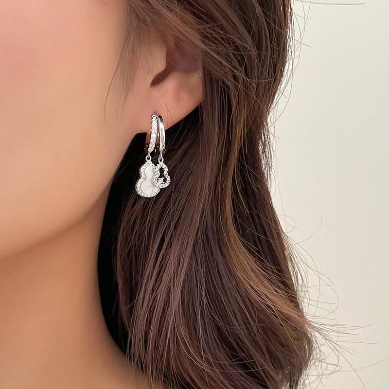 CZ Earring Calabash Hoop