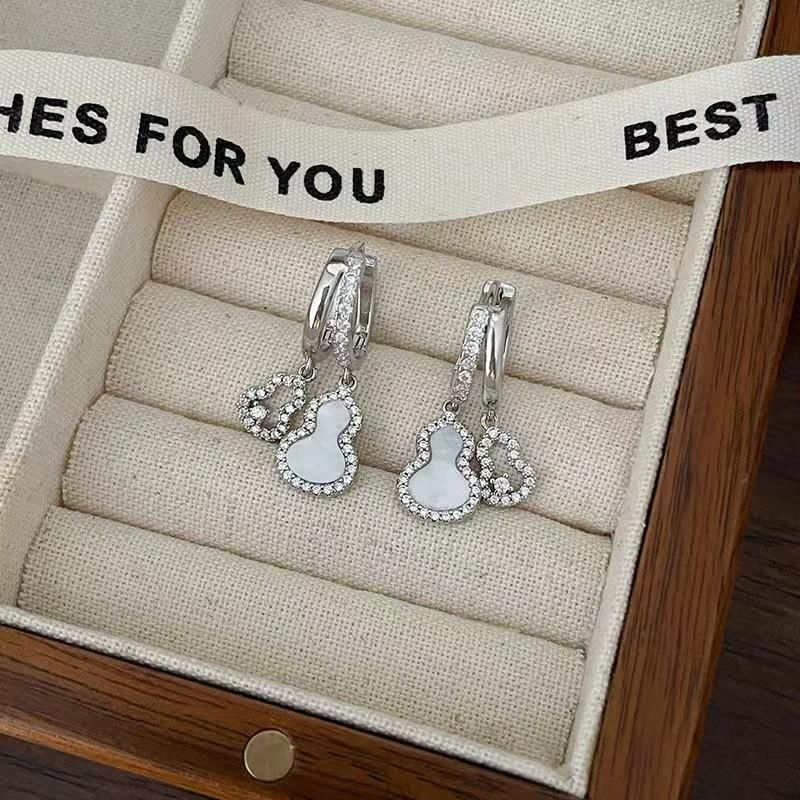 CZ Earring Calabash Hoop