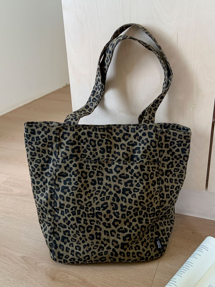 Leopard Bag Print Tote