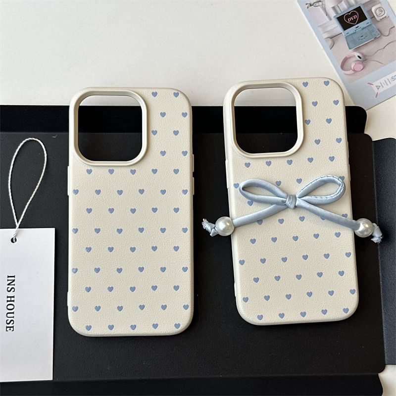 Adhesive Set Bow Phone Heart Case / Decoration