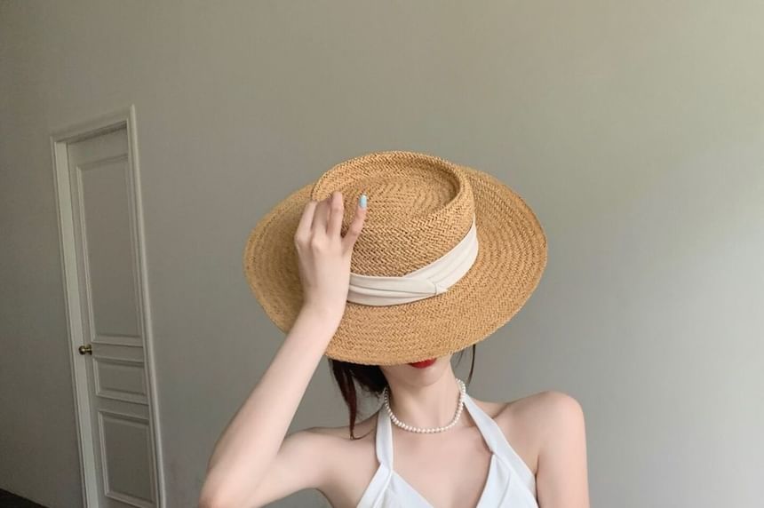 Dress Halter Mini Ruched Sleeveless