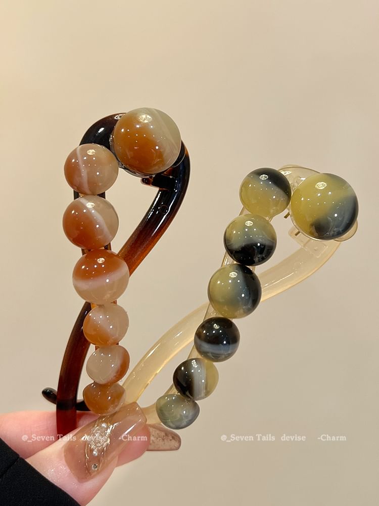 Bead Clip Acrylic Hair