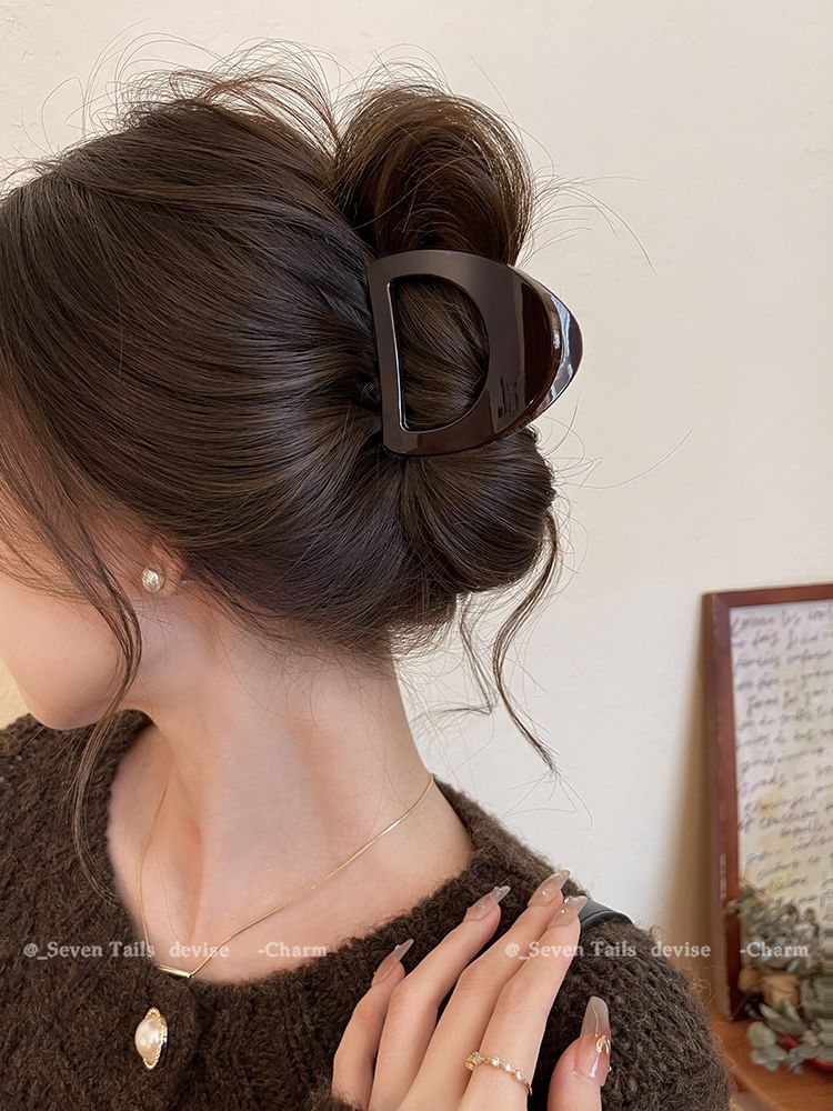 Hair Claw Plain Acrylic Clip