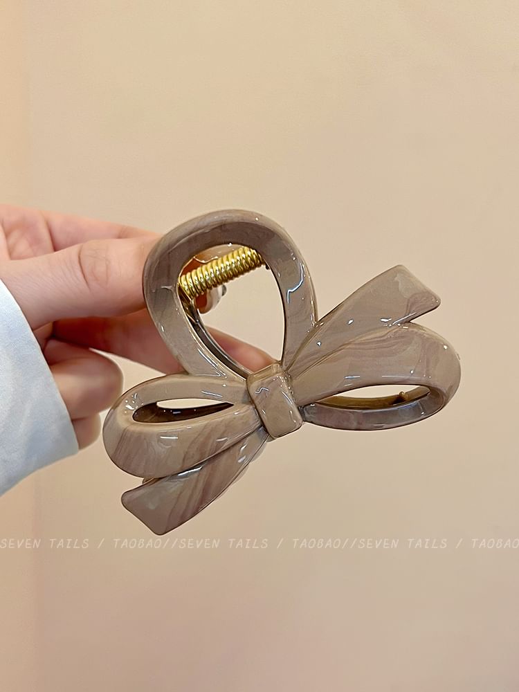 Claw Acrylic Clip Bow Hair