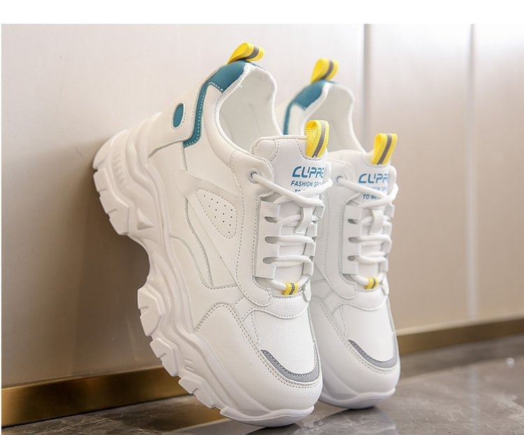 Wedge Hidden Panel Sneakers Platform