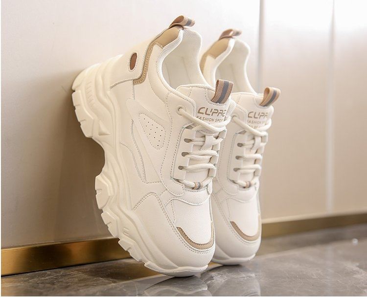 Wedge Hidden Panel Sneakers Platform