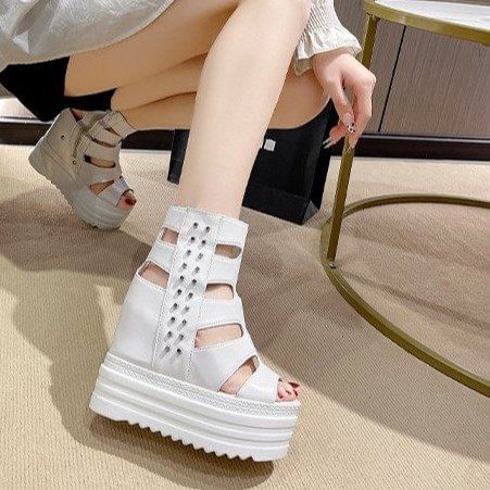 Sandals Studded Gladiator Platform