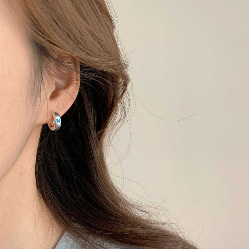 Hoop Butterfly / Earring Clip-On