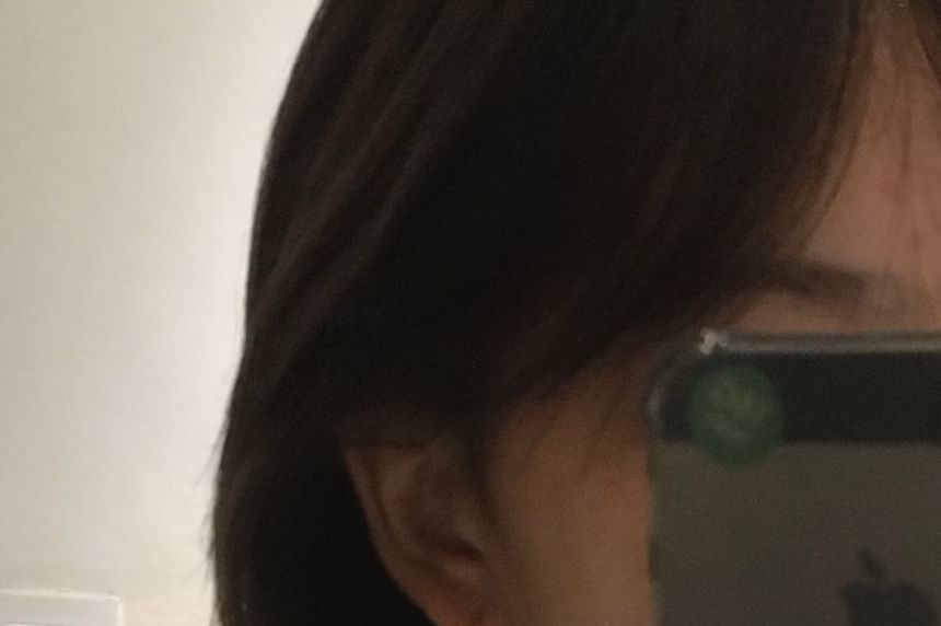 Pearl Drop Hoop Earring Open Faux