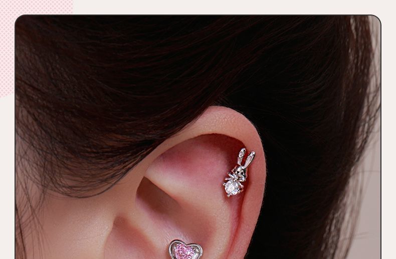 Set Rhinestone Stud 3: Rabbit Ear of