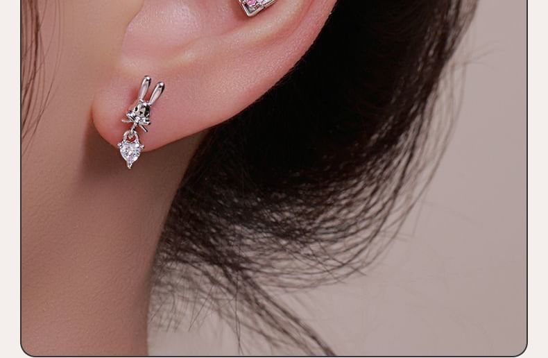 Set Rhinestone Stud 3: Rabbit Ear of